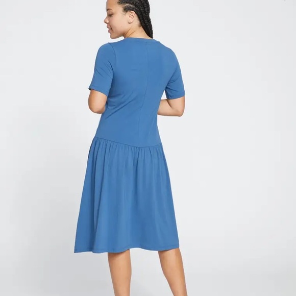 NWT Universal Standard Easy To Wear Dress. Size Large= 22/24. Beautiful Blue! - Picture 3 of 11